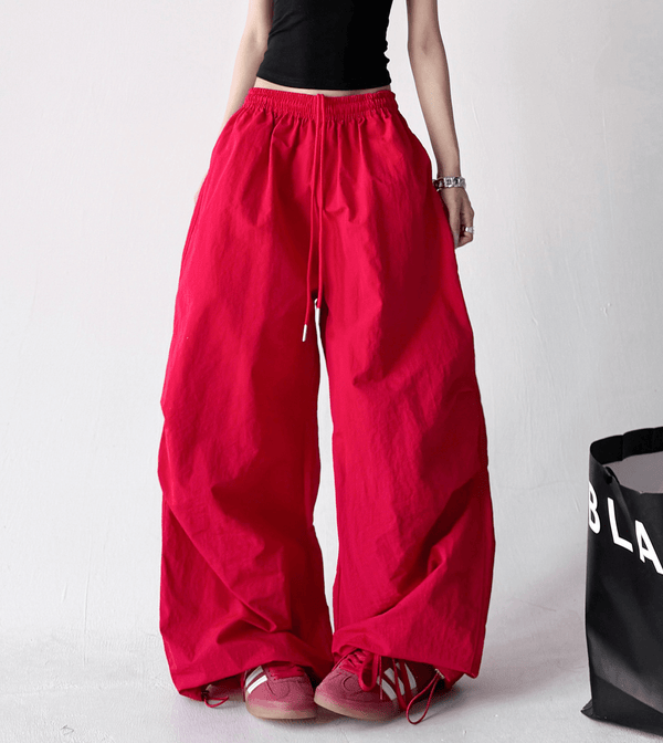 Dopamine High - Waist Drawstring Parachute Pants - COPPING THREADS - CT Select