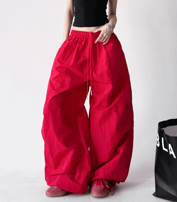 Dopamine High - Waist Drawstring Parachute Pants - COPPING THREADS - CT Select