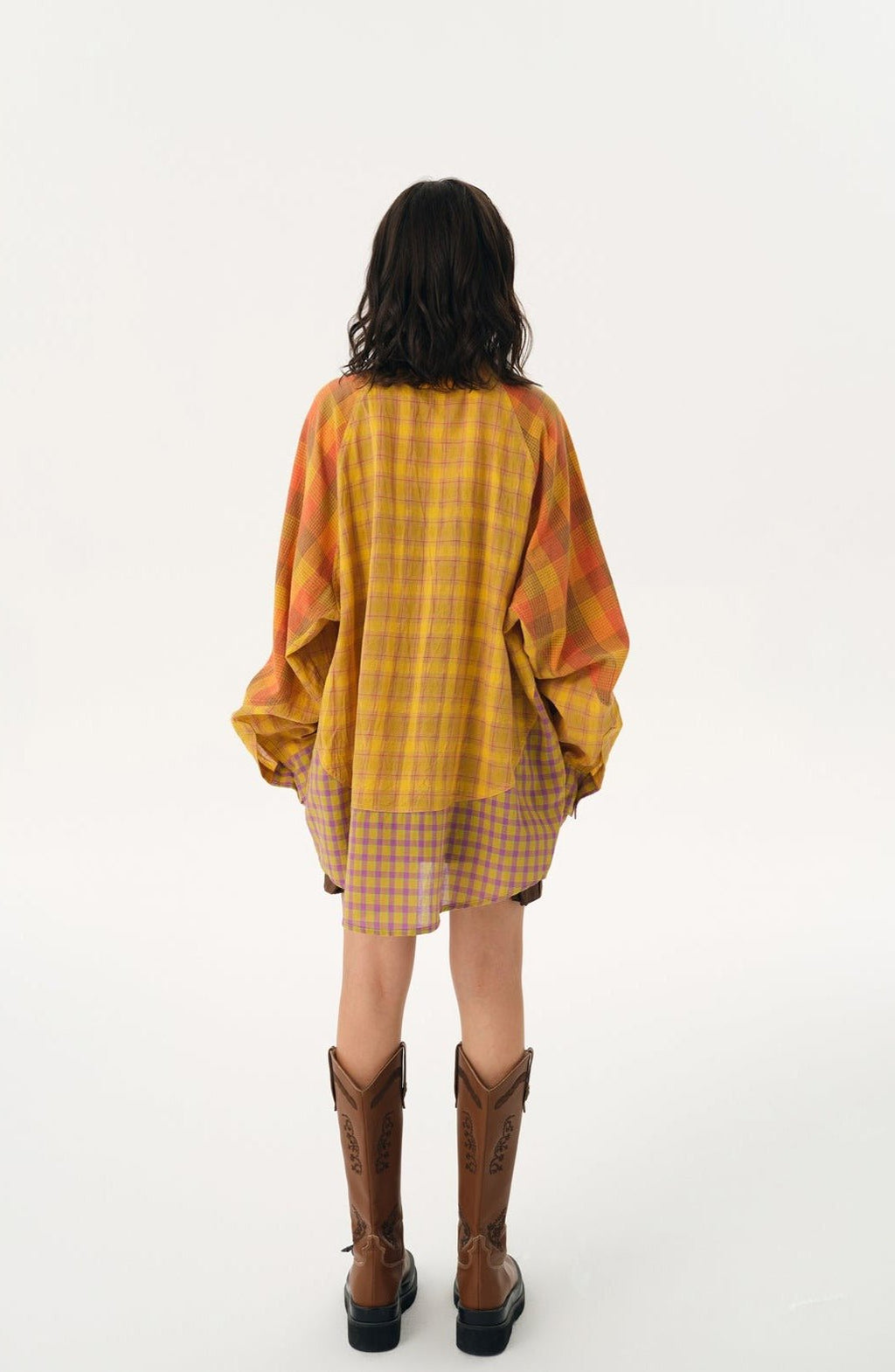 Dopamine Patchwork Plaid Shirt - COPPING THREADS - CHICISLAND
