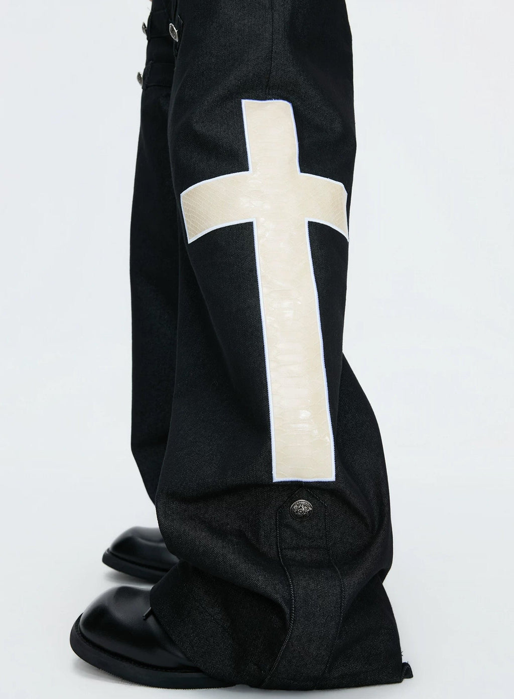 Double-Breasted Contrast-Collar Polo Set - COPPING THREADS - Argue Culture