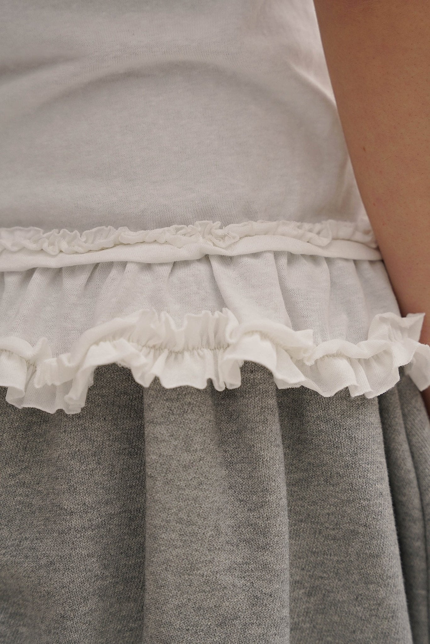 Double - layered Ruffle Camisole - COPPING THREADS - MOROMORO