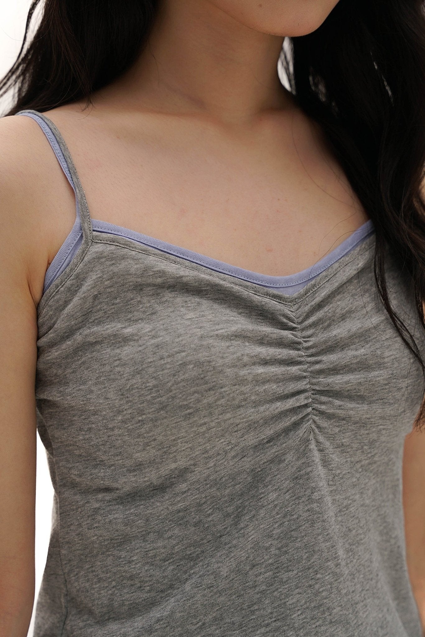 Double - layered Ruffle Camisole - COPPING THREADS - MOROMORO