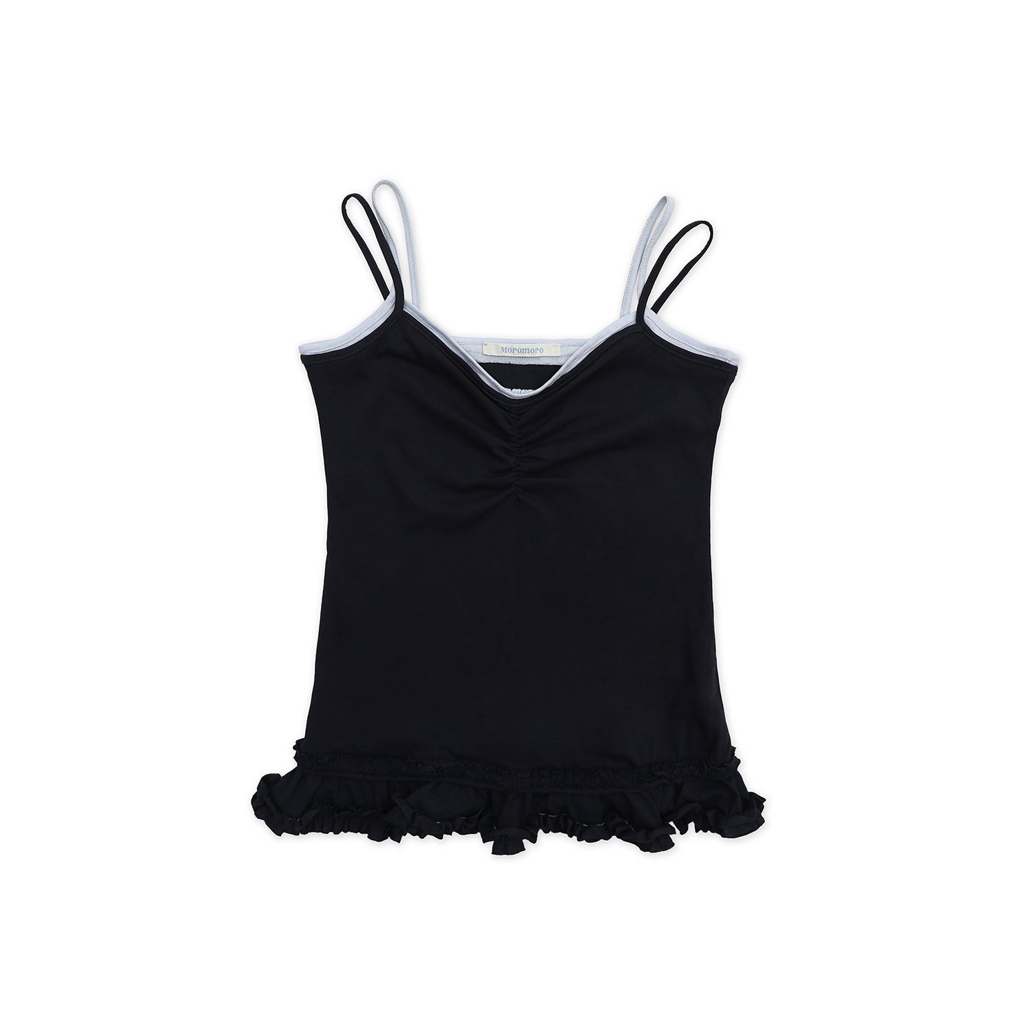 Double - layered Ruffle Camisole - COPPING THREADS - MOROMORO
