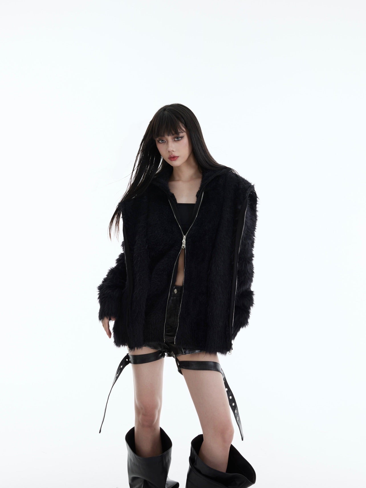 Double-Layered Two-Piece Cardigan Secondary image