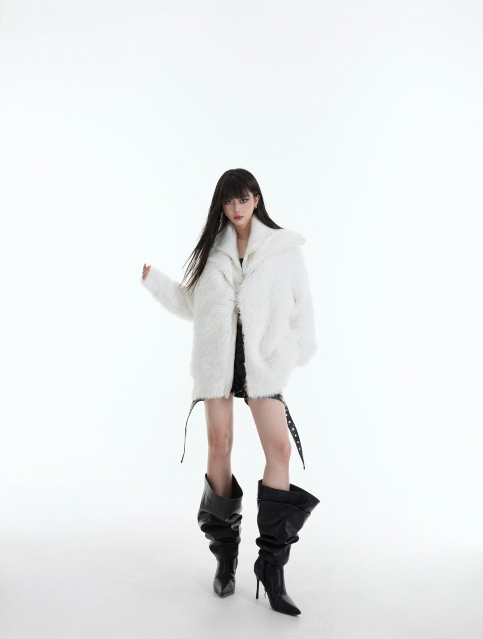 Double - Layered Two - Piece Cardigan - COPPING THREADS - CT Select