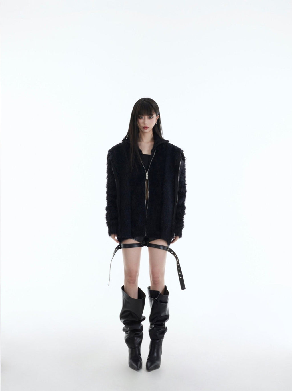 Double - Layered Two - Piece Cardigan - COPPING THREADS - CT Select