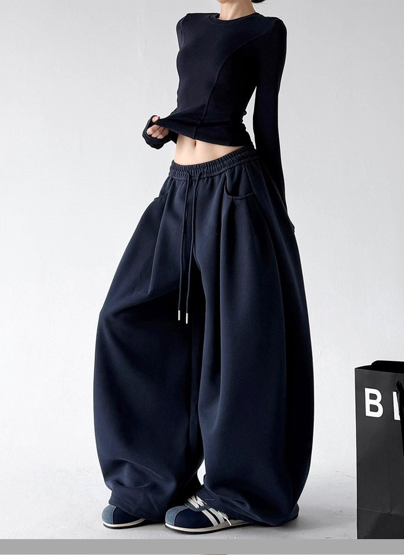 Double-Pleat Balloon Sweatpants - CT66218 - COPPING THREADS - CT ORIGINALS