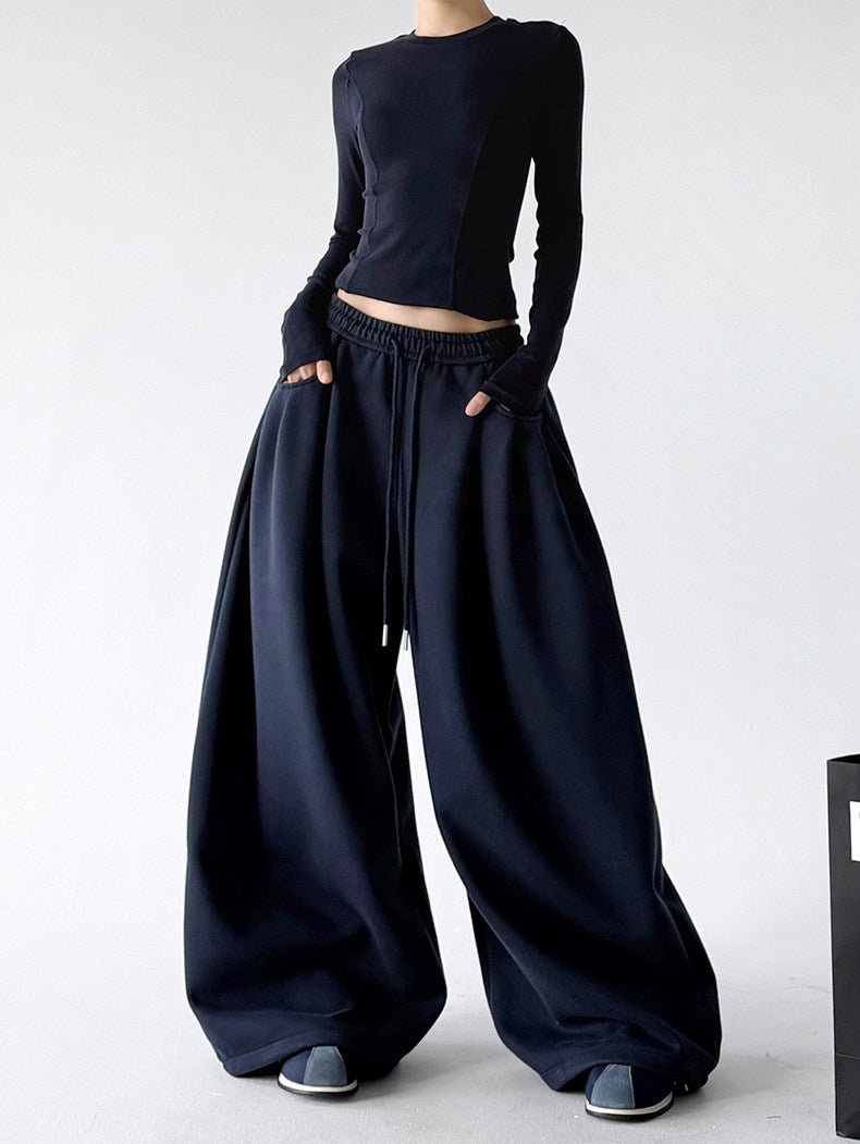Double-Pleat Balloon Sweatpants - CT66218 - COPPING THREADS - CT ORIGINALS