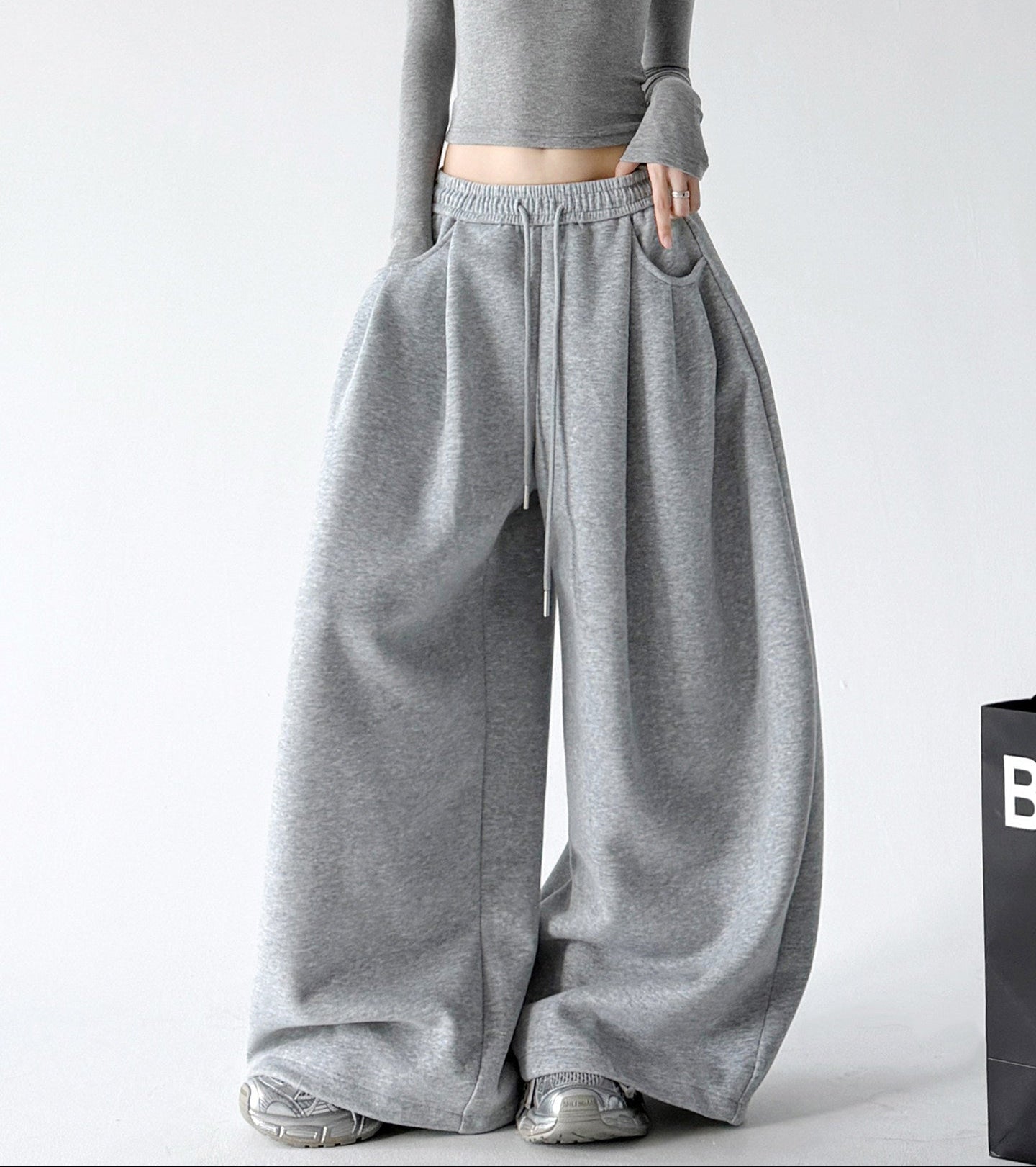 Double-Pleat Balloon Sweatpants - CT66218 - COPPING THREADS - CT ORIGINALS Main image