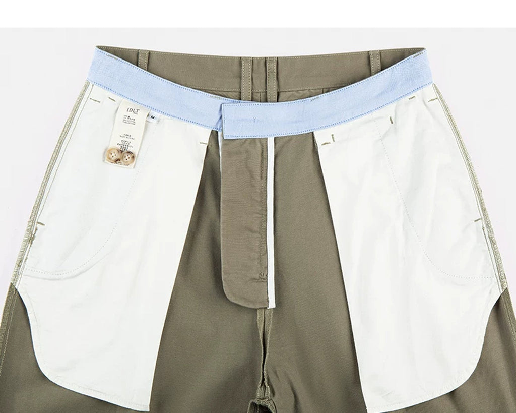 Double-Pleat Tapered Pants - COPPING THREADS - IDLT