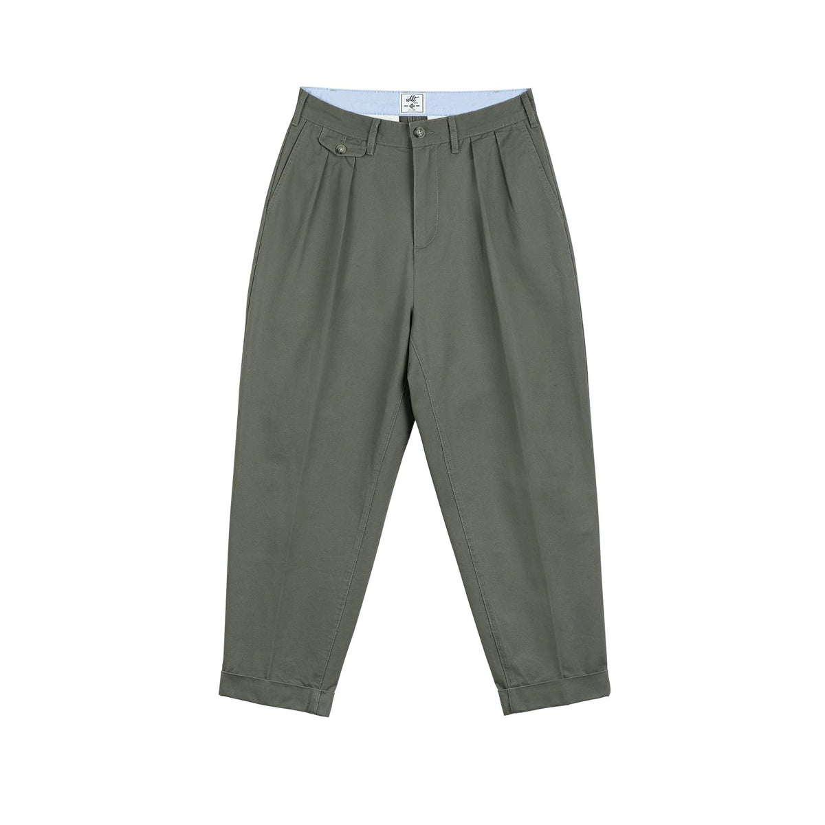 Double-Pleat Tapered Pants - COPPING THREADS - IDLT