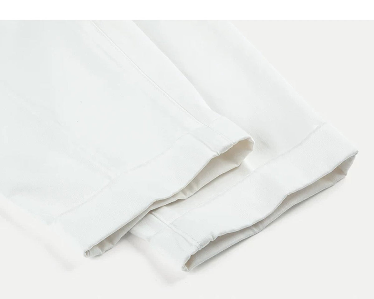 Double-Pleat Tapered Pants - COPPING THREADS - IDLT