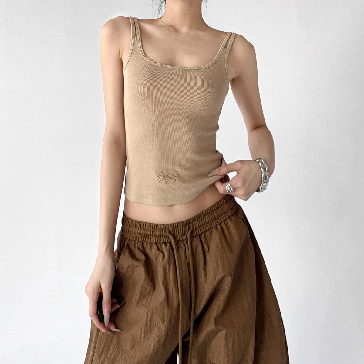 Double-Strap Letter-Logo Tank - CT6641 - COPPING THREADS - CT ORIGINALS