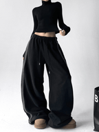 Double Stripe Fleece - Lined Wide - Leg Sweatpants - COPPING THREADS - CT Select