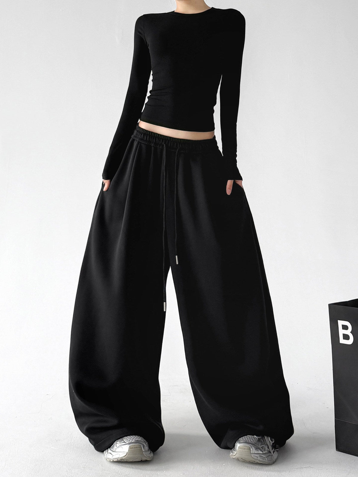 Draped Balloon Sweatpants - CT66216 - COPPING THREADS - CT ORIGINALS
