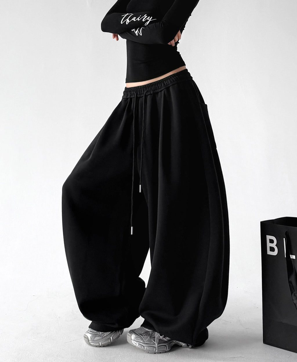 Draped Balloon Sweatpants - CT66216 - COPPING THREADS - CT ORIGINALS