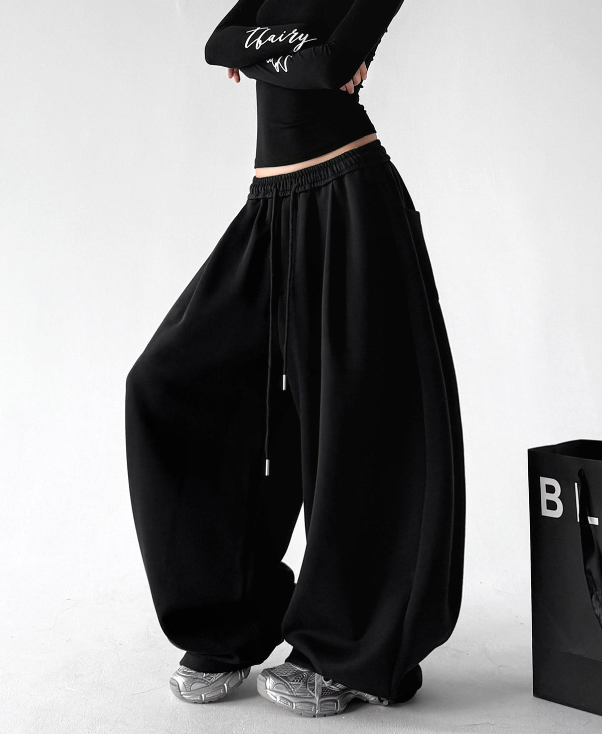 Draped Balloon Sweatpants - CT66216 - COPPING THREADS - CT ORIGINALS