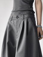 Draped Fit Pleated Wide Leg Trousers - COPPING THREADS - CT Select