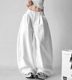 Draped Fit Pleated Wide Leg Trousers - COPPING THREADS - CT Select