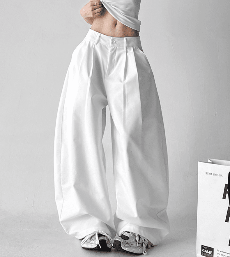 Draped Fit Pleated Wide Leg Trousers - COPPING THREADS - CT Select