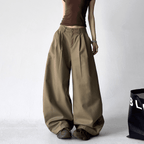 Draped Fit Pleated Wide Leg Trousers - COPPING THREADS - CT Select