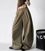 Draped Fit Pleated Wide Leg Trousers - COPPING THREADS - CT Select