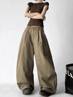 Draped Fit Pleated Wide Leg Trousers - COPPING THREADS - CT Select