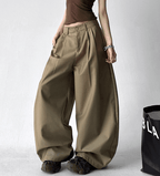Draped Fit Pleated Wide Leg Trousers - COPPING THREADS - CT Select
