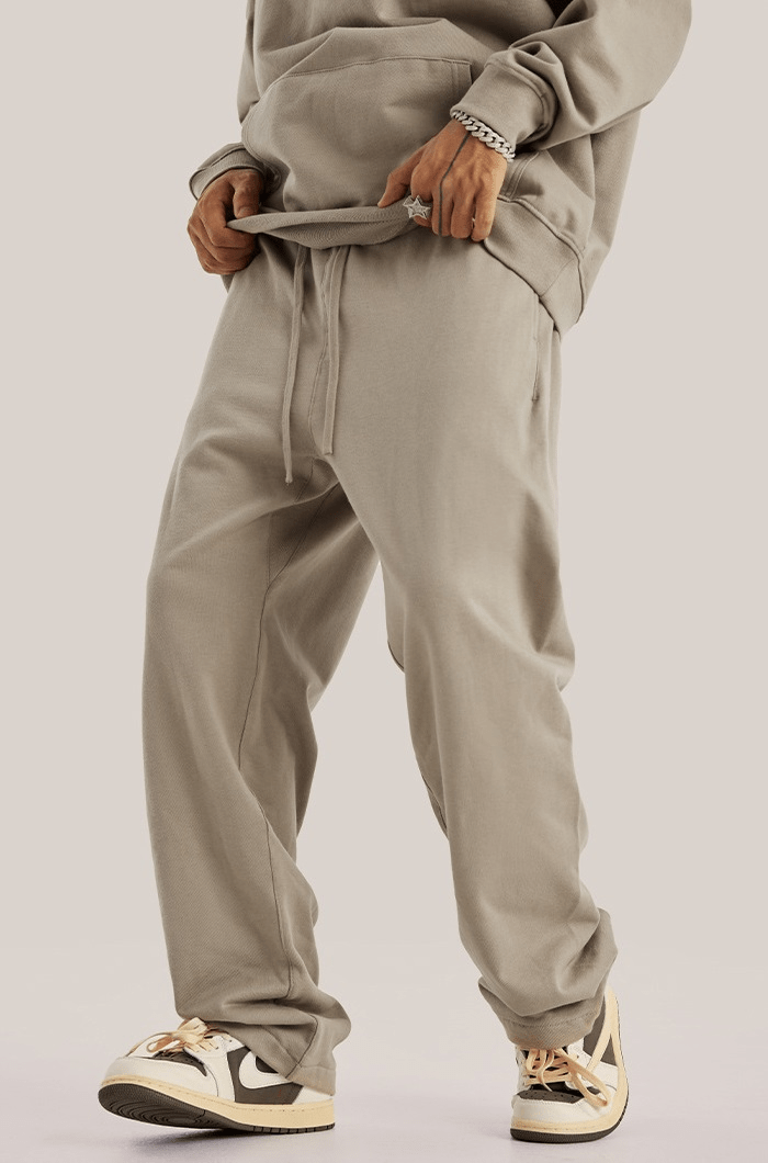 Draped Straight - Leg Sweatpants - COPPING THREADS - CT Basics
