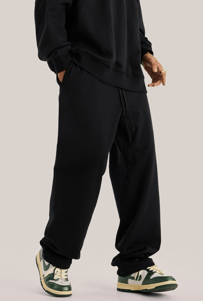 Draped Straight - Leg Sweatpants - COPPING THREADS - CT Basics