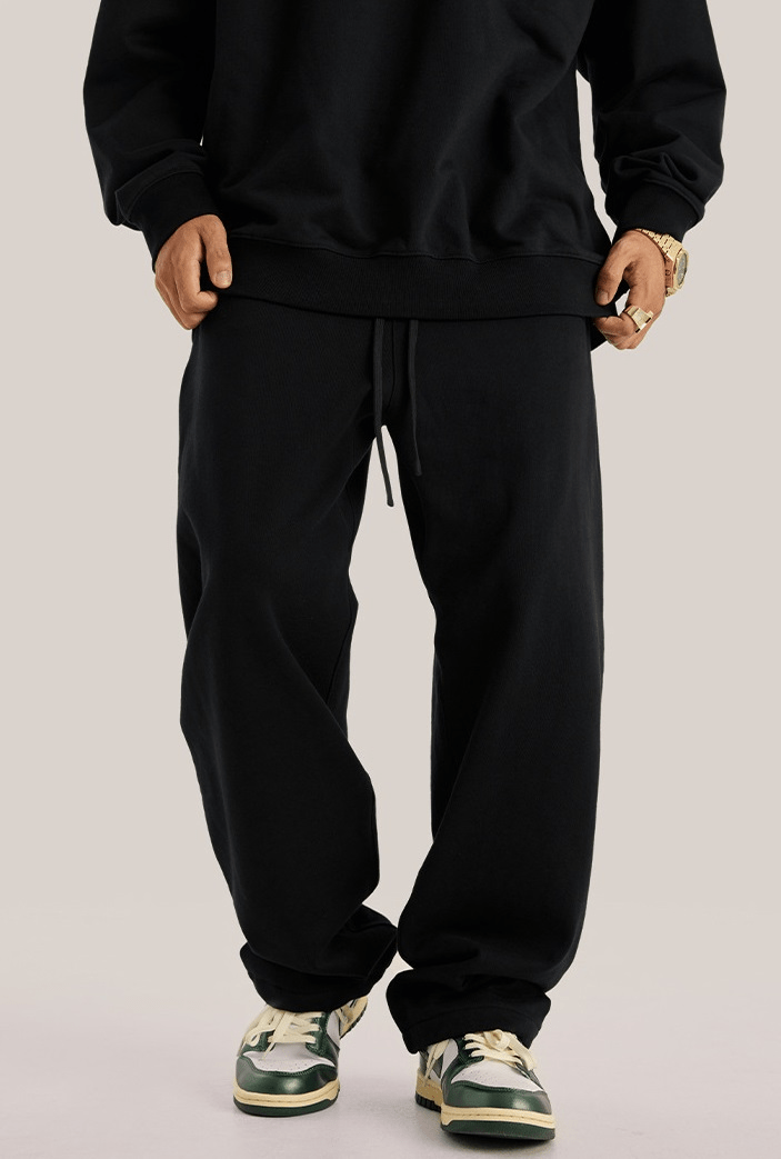 Draped Straight - Leg Sweatpants - COPPING THREADS - CT Basics