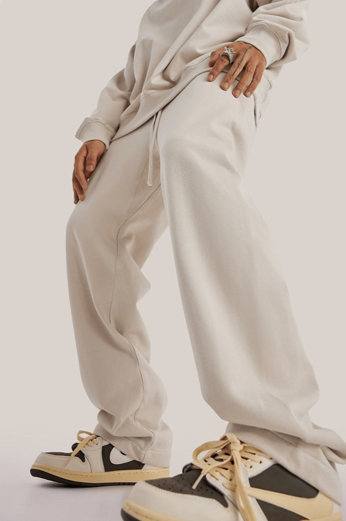 Draped Straight - Leg Sweatpants - COPPING THREADS - CT Basics