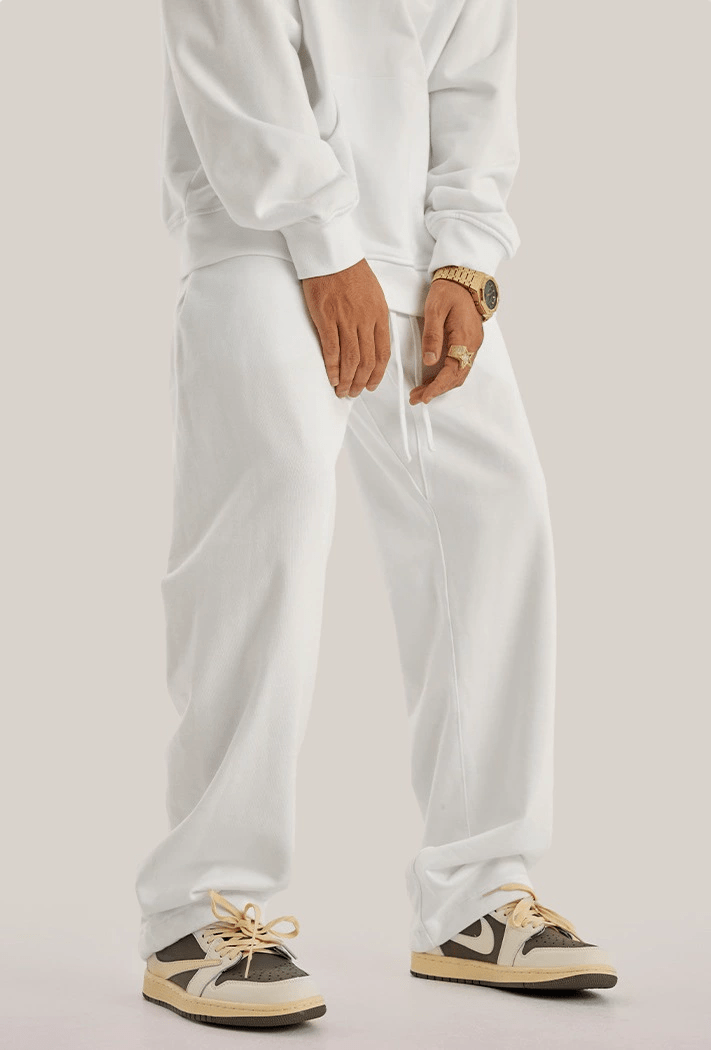 Draped Straight - Leg Sweatpants - COPPING THREADS - CT Basics