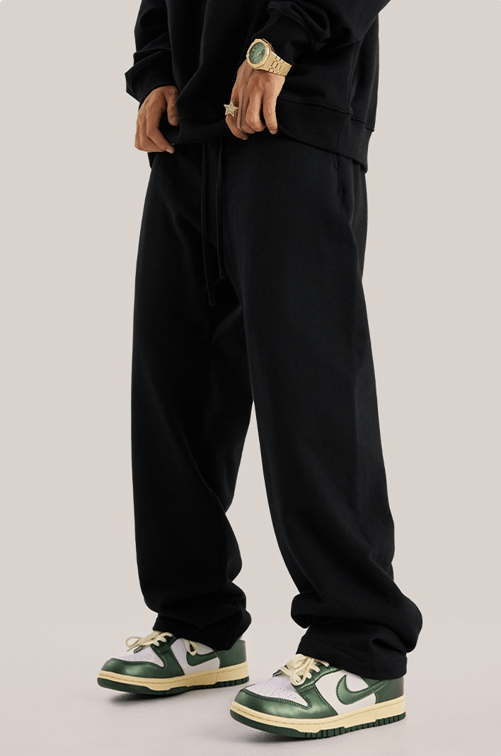 Draped Straight - Leg Sweatpants - COPPING THREADS - CT Basics