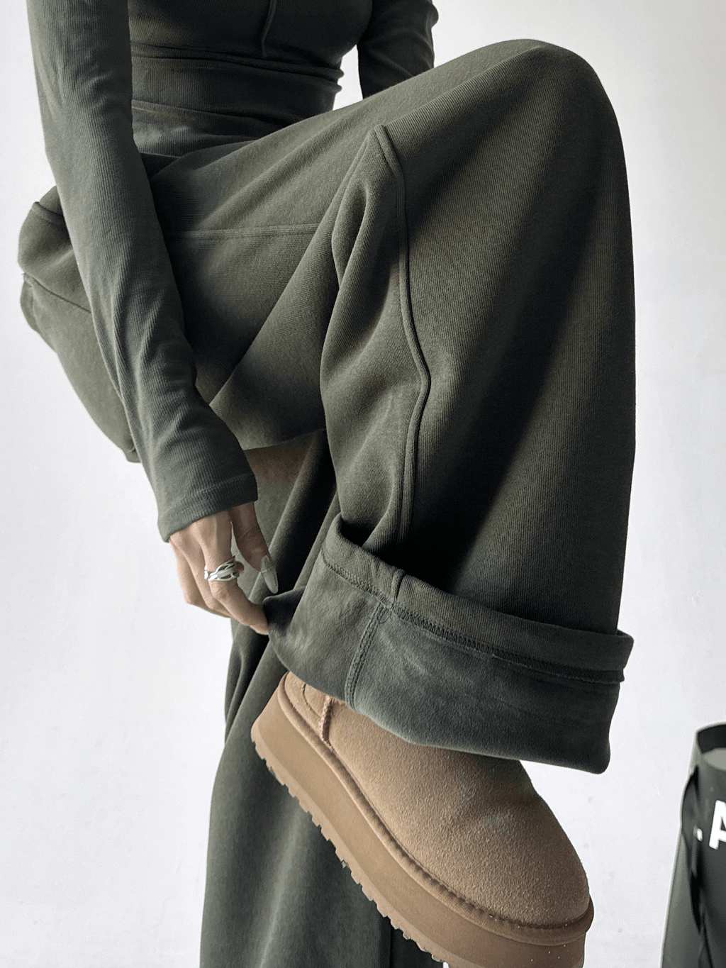 Drawstring Fleece Wide - Leg Sweatpants - COPPING THREADS - CT Select