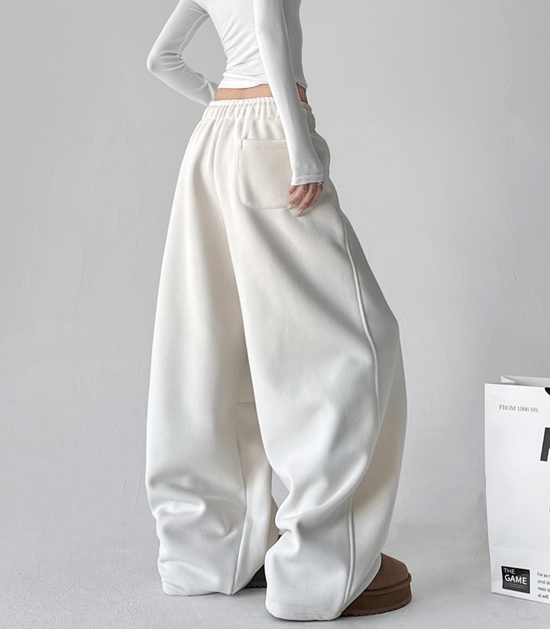 Drawstring Fleece Wide - Leg Sweatpants - COPPING THREADS - CT Select