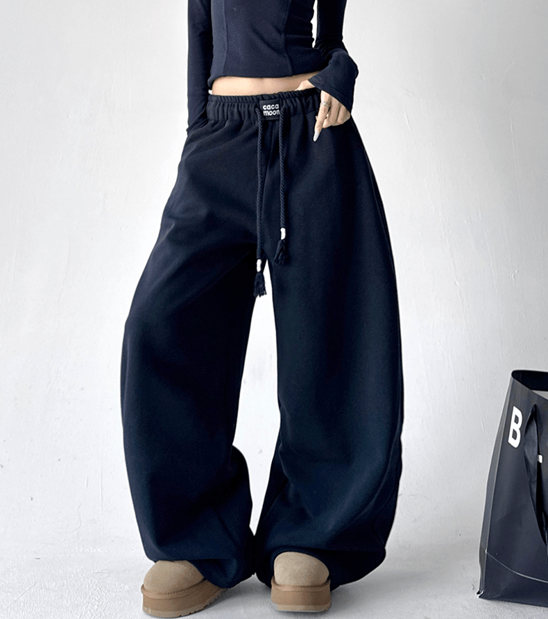 Drawstring Fleece Wide - Leg Sweatpants - COPPING THREADS - CT Select