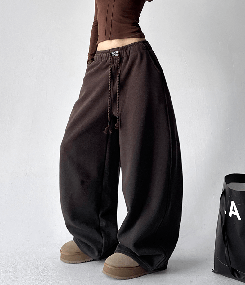 Drawstring Fleece Wide - Leg Sweatpants - COPPING THREADS - CT Select