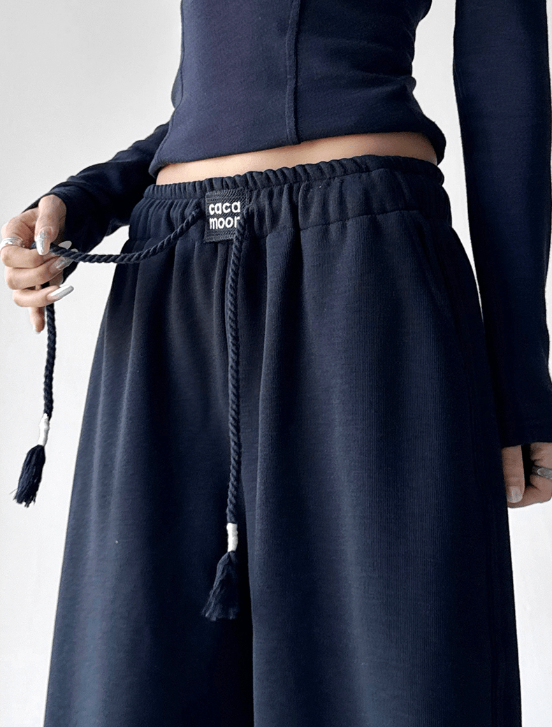 Drawstring Fleece Wide - Leg Sweatpants - COPPING THREADS - CT Select