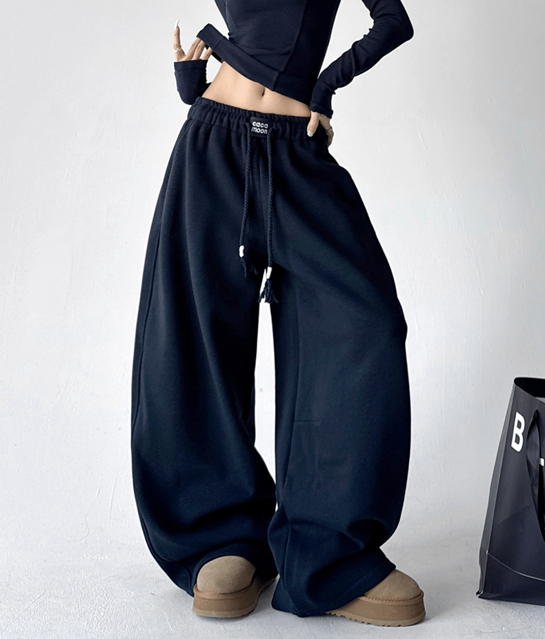 Drawstring Fleece Wide - Leg Sweatpants - COPPING THREADS - CT Select