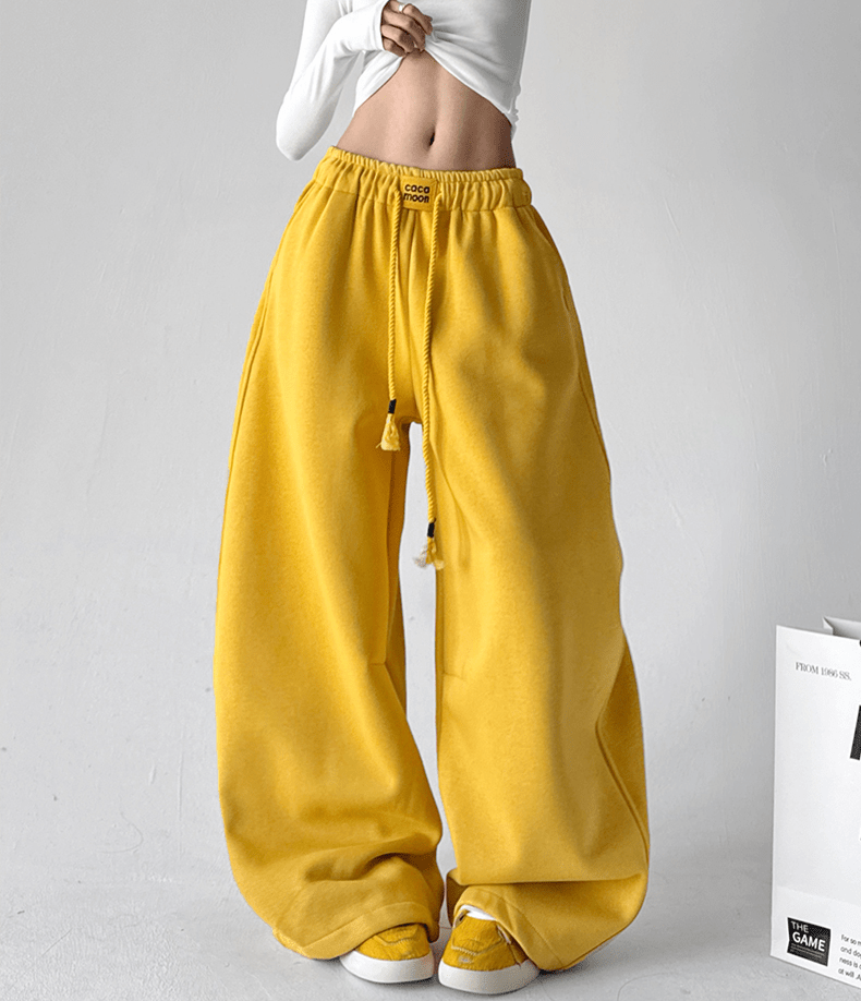 Drawstring Fleece Wide - Leg Sweatpants - COPPING THREADS - CT Select