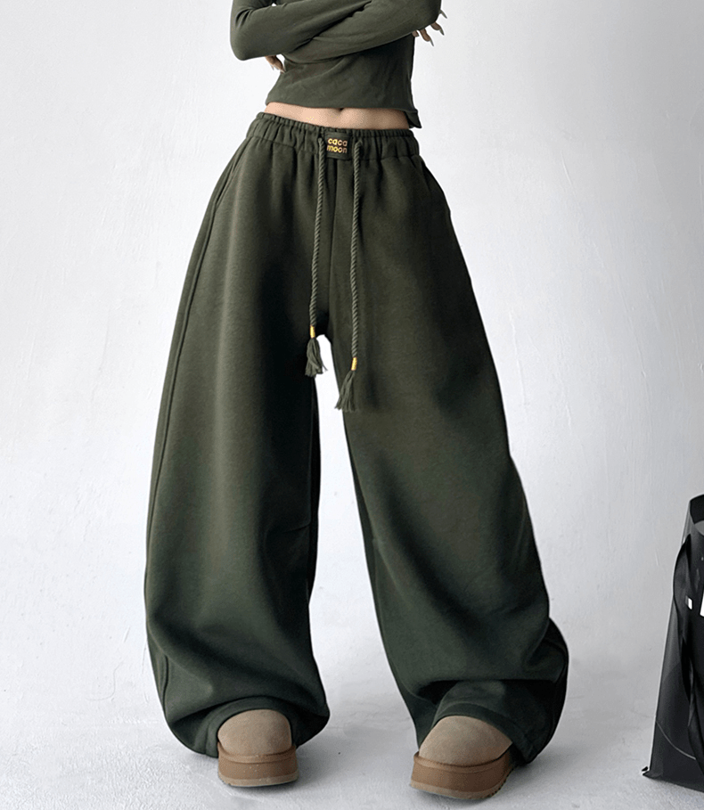 Drawstring Fleece Wide - Leg Sweatpants - COPPING THREADS - CT Select Main image