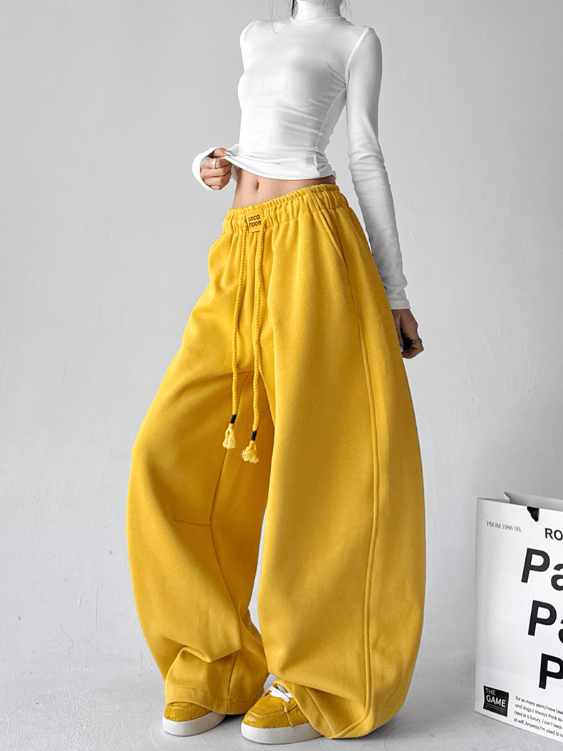 Drawstring Fleece Wide - Leg Sweatpants - COPPING THREADS - CT Select