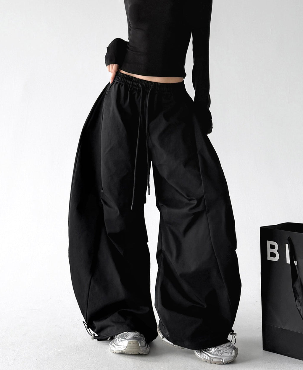 Drawstring Parachute Pants - CT227 - COPPING THREADS - CT ORIGINALS