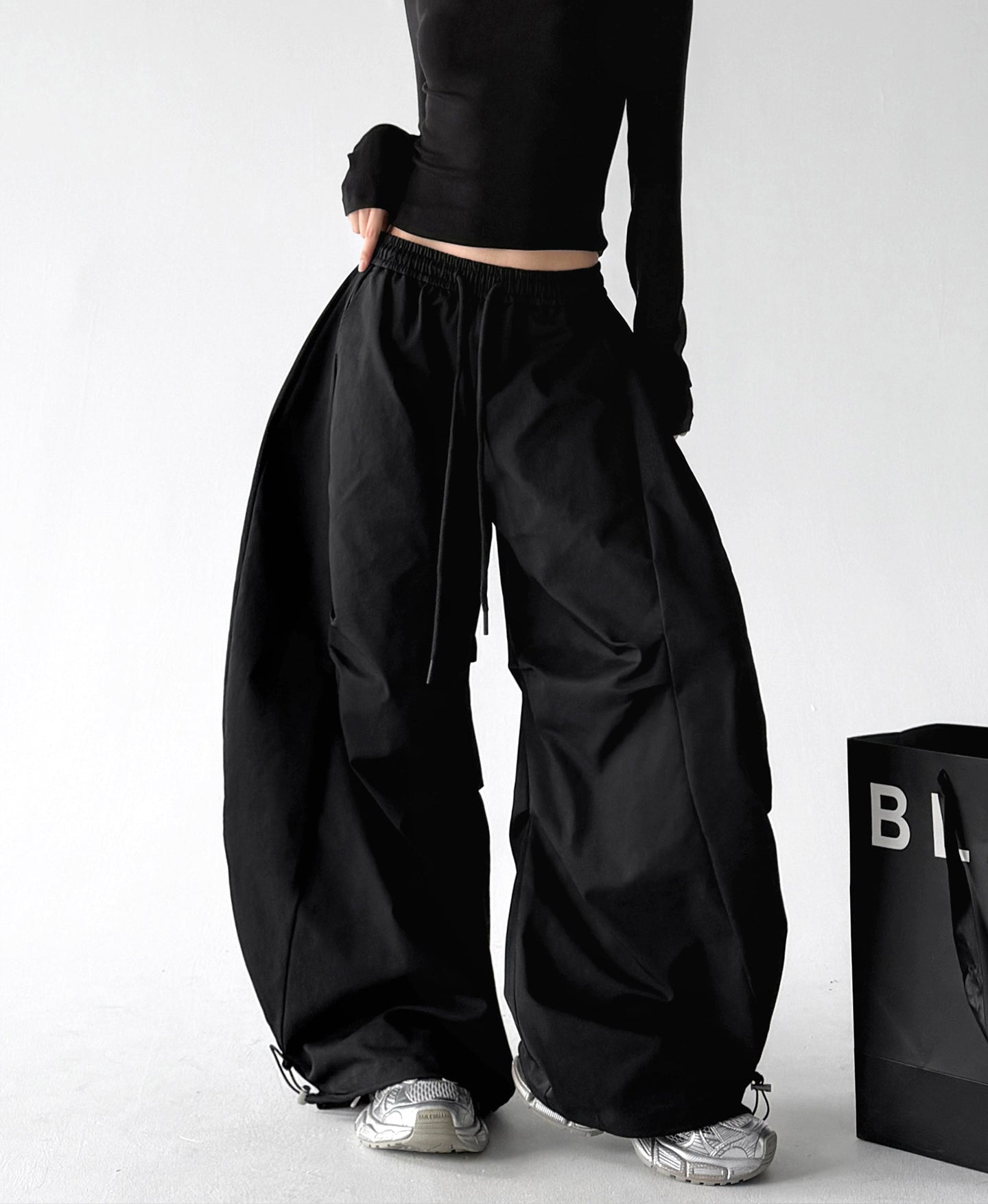 Drawstring Parachute Pants - CT227 - COPPING THREADS - CT ORIGINALS