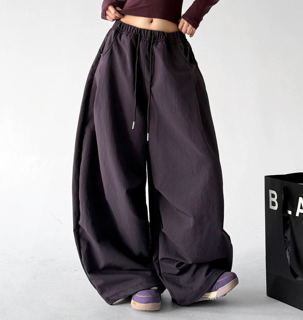 Drawstring Wide-Leg Pants - COPPING THREADS - CT ORIGINALS