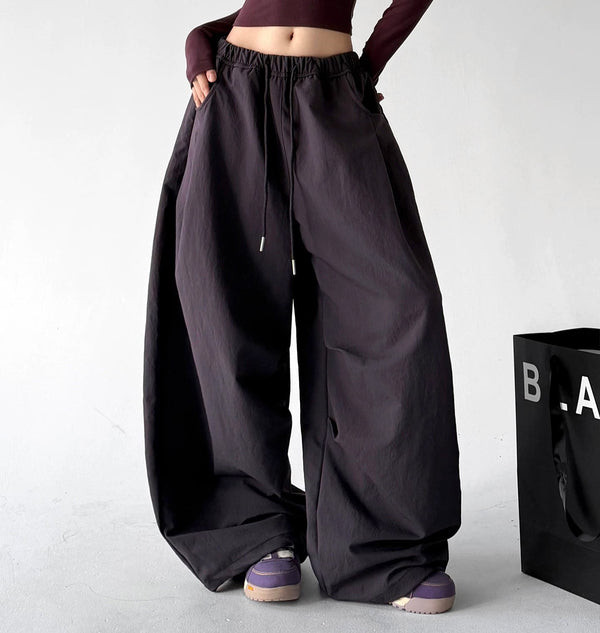Drawstring Wide-Leg Pants - COPPING THREADS - CT ORIGINALS
