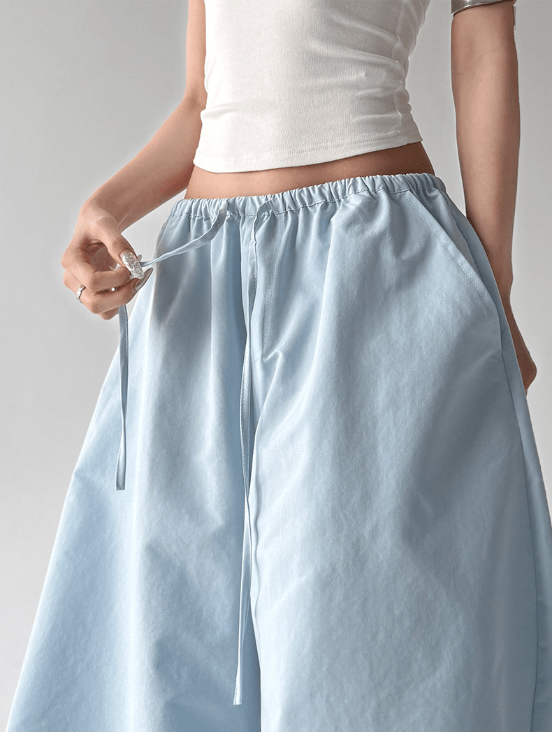 Drawstring Wide - Leg Parachute Pants - CT6681 - COPPING THREADS - CT Select