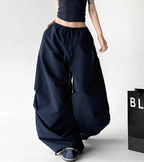 Drawstring Wide - Leg Parachute Pants - CT6681 - COPPING THREADS - CT Select