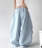 Drawstring Wide - Leg Parachute Pants - CT6681 - COPPING THREADS - CT Select